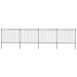 vidaxl-ogrodzenie-z-pretow-z-grotami-stalowe-68-x-15-m-czarne