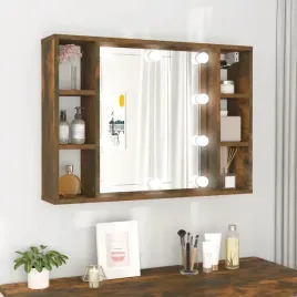 vidaxl-szafka-z-lustrem-i-led-przydymiony-dab-76x15x55-cm
