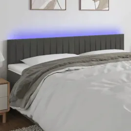 vidaxl-zaglowek-do-lozka-z-led-ciemnoszary-200x5x78-88-cm-aksamit