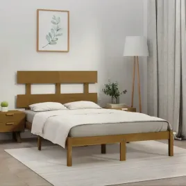 vidaxl-rama-lozka-miodowy-braz-lite-drewno-200-x-200-cm
