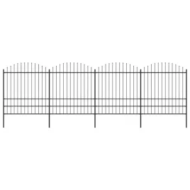 vidaxl-panele-ogrodzeniowe-z-grotami-stal-175-2-x-68-m-czarne