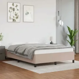 vidaxl-rama-lozka-cappuccino-140x190-cm-obita-sztuczna-skora