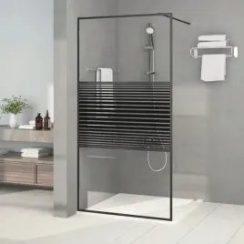 vidaxl-scianka-prysznicowa-czarna-100x195-cm-przejrzyste-szklo-esg