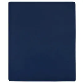 vidaxl-przescieradla-2-szt-granatowe-160x200cm-dzersej-bawelniany