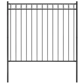 vidaxl-panel-ogrodzeniowy-stalowy-17-x-15-m-czarny