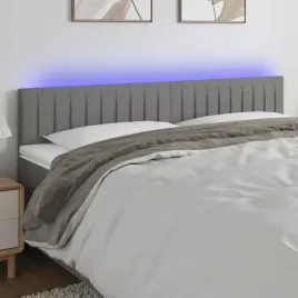 vidaxl-zaglowek-do-lozka-z-led-ciemnoszary-200x5x78-88-cm-tkanina
