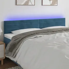 vidaxl-zaglowek-do-lozka-z-led-ciemnoniebieski-160x5x78-88cm-aksamit