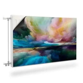 maskownica-magnetyczna-na-grzejnik-abstrakcja-kolorowe-chmury-magnes-100x60