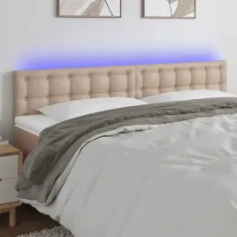 vidaxl-zaglowek-do-lozka-z-led-cappuccino-160x5x78-88-cm-ekoskora