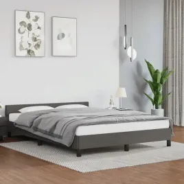 vidaxl-rama-lozka-z-zaglowkiem-bez-materaca-szara-140x200-cm