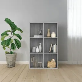vidaxl-regal-na-ksiazki-szary-dab-sonoma-66x30x98-cm