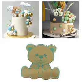 topper-na-tort-babeczki-mis-misie-zlote-5szt-baby-shower