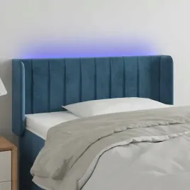 vidaxl-zaglowek-do-lozka-z-led-ciemnoniebieski-103x16x78-88-cm-aksamit