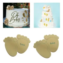 topper-na-tort-babeczki-stopy-stopki-baby-zlote-5szt