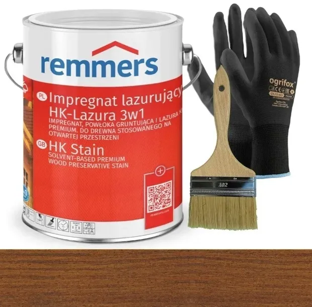 Remmers HK-LASUR impregnat do drewna ORZECH 5L