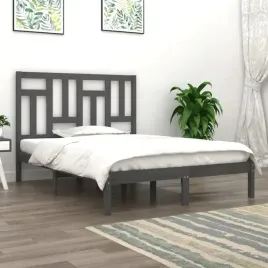 vidaxl-rama-lozka-szara-lite-drewno-sosnowe-200-x-200-cm