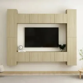 vidaxl-8-cz-zestaw-szafek-tv-dab-sonoma-material-drewnopochodny