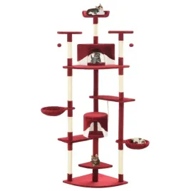 vidaxl-drapak-dla-kota-z-sizalowymi-slupkami-203-cm-czerwono-bialy