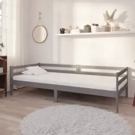 vidaxl-lozko-dzienne-z-materacem-90x200-cm-szare-drewno-sosnowe