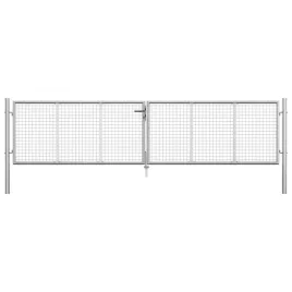 vidaxl-brama-ogrodowa-galwanizowana-stal-415x125-cm-srebrna
