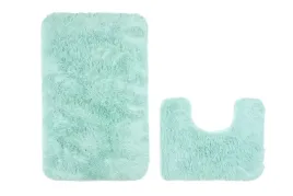dywaniki-lazienkowe-2-el-puszyste-soft-silk-mint
