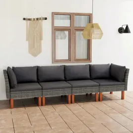 vidaxl-4-osobowa-sofa-ogrodowa-z-poduszkami-polirattan-szara