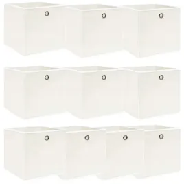 vidaxl-pudelka-10-szt-biale-32x32x32-cm-tkanina