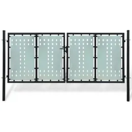 vidaxl-brama-ogrodzeniowa-czarna-300-x-175-cm