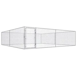 vidaxl-kojec-dla-psa-galwanizowana-stal-4-x-4-x-1-m