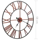 vidaxl-zegar-scienny-metal-58-cm-czerwony-kolor-czarny