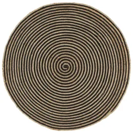 vidaxl-dywanik-recznie-wykonany-z-juty-spiralny-wzor-czarny-90-cm
