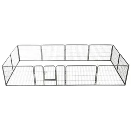 vidaxl-kojec-dla-psow-12-paneli-80-x-60-cm-stalowy-czarny