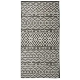 vidaxl-dywan-zewnetrzny-o-plaskim-splocie-100x200-cm-czarne-pasy