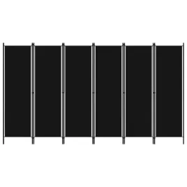 vidaxl-parawan-6-panelowy-czarny-300-x-180-cm