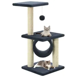 vidaxl-drapak-dla-kota-z-slupkami-sizalowymi-65-cm-granatowy