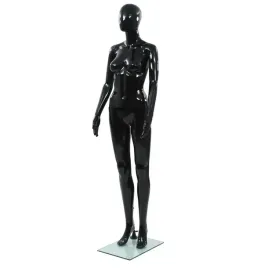 vidaxl-manekin-damski-ze-szklana-podstawa-czarny-blyszczacy-175-cm