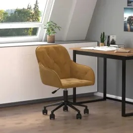 obrotowe-krzeslo-biurowe-brazowe-tapicerowane-aksamitem-lumarko