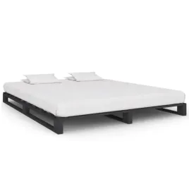 vidaxl-rama-lozka-z-palet-szara-lite-drewno-sosnowe-160-x-200-cm