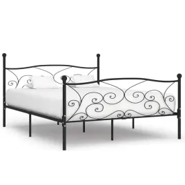 vidaxl-rama-lozka-ze-stelazem-z-listw-czarna-metalowa-200-x-200-cm