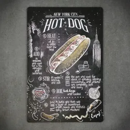 tabliczka-dekoracyjna-metalowa-food-hot-dog