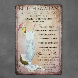 tabliczka-dekoracyjna-metalowa-paper-blue-hawaiian