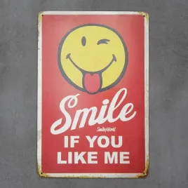 tabliczka-dekoracyjna-metalowa-smile-if-you-like-me