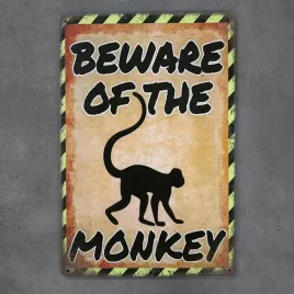 tabliczka-dekoracyjna-metalowa-monkey