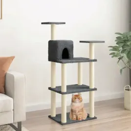 vidaxl-drapak-dla-kota-ze-slupkami-sizalowymi-ciemnoszary-1185-cm