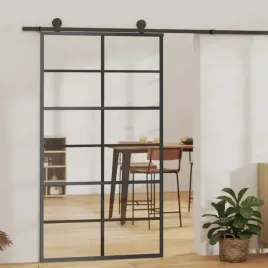 vidaxl-drzwi-przesuwne-szklo-esg-i-aluminium-102x205-cm-czarne