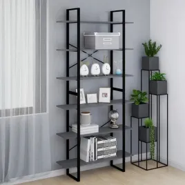 vidaxl-wysoki-regal-szary-100x30x210-cm-lite-drewno-sosnowe