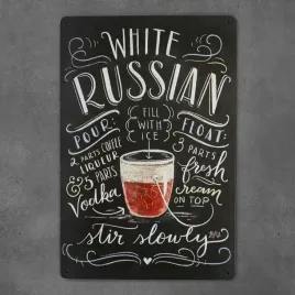 tabliczka-dekoracyjna-metalowa-white-russian