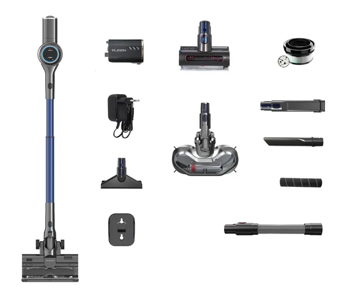 PURON PU40 MOP PRO odkurzacz bezprzewodowy, dwie baterie, elektryczny mop