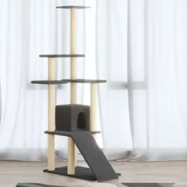 vidaxl-drapak-dla-kota-z-sizalowymi-slupkami-ciemnoszary-155-cm