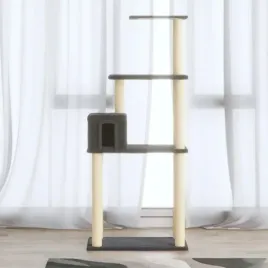 vidaxl-drapak-dla-kota-z-sizalowymi-slupkami-ciemnoszary-147-cm